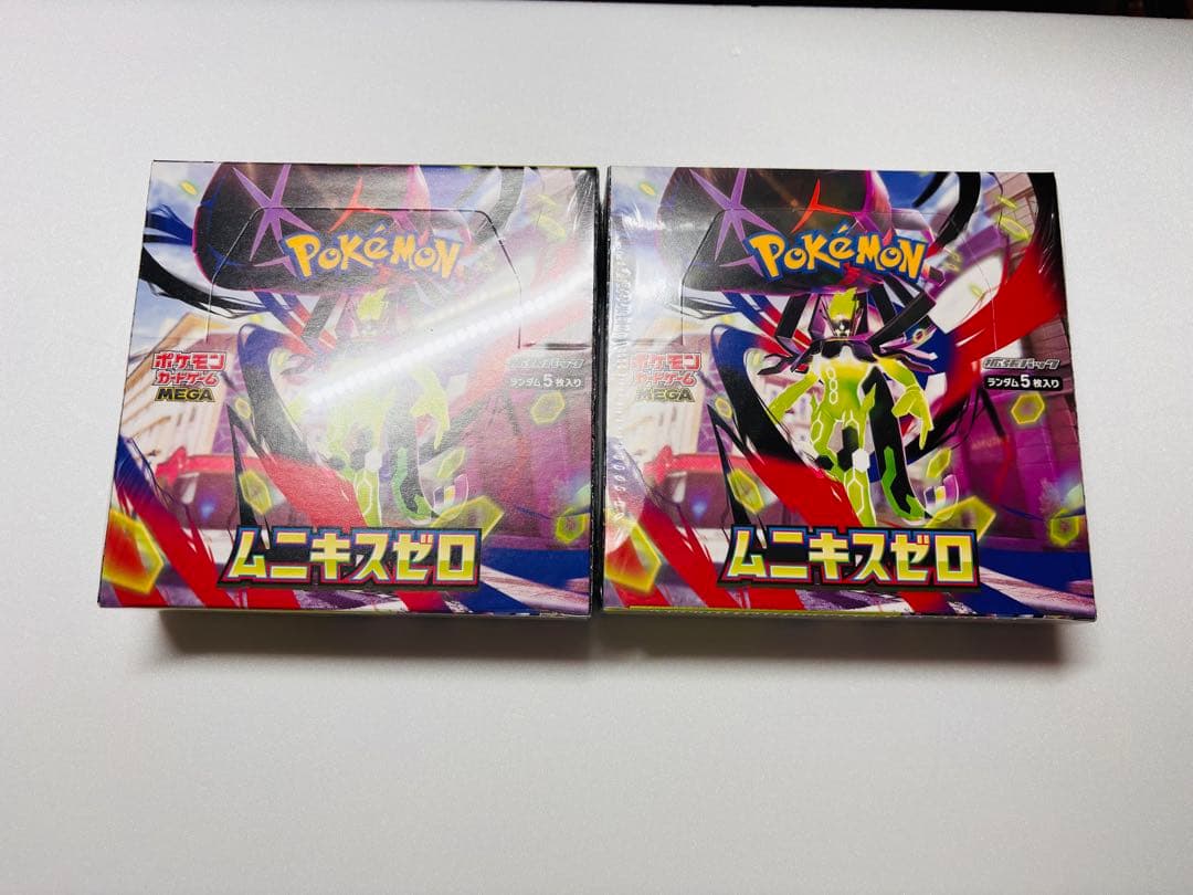 ポケモンカードゲーム ムニキスゼロ シュリンク付き2BOX 無し2BOX セット