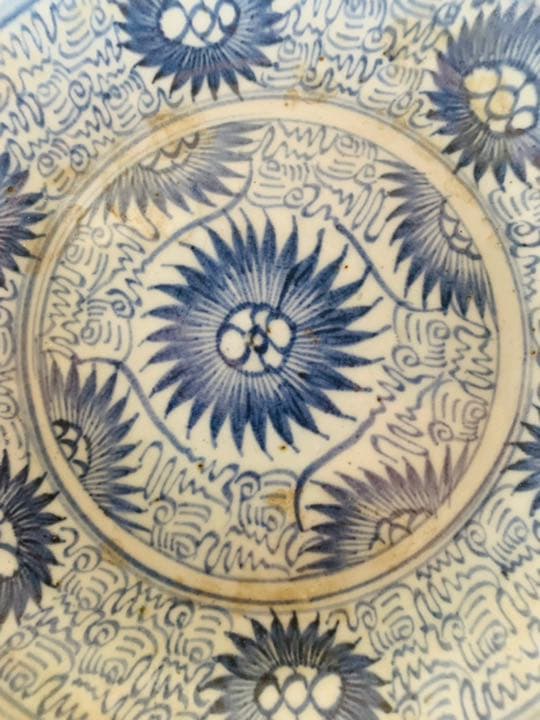 中国明時代染付お皿