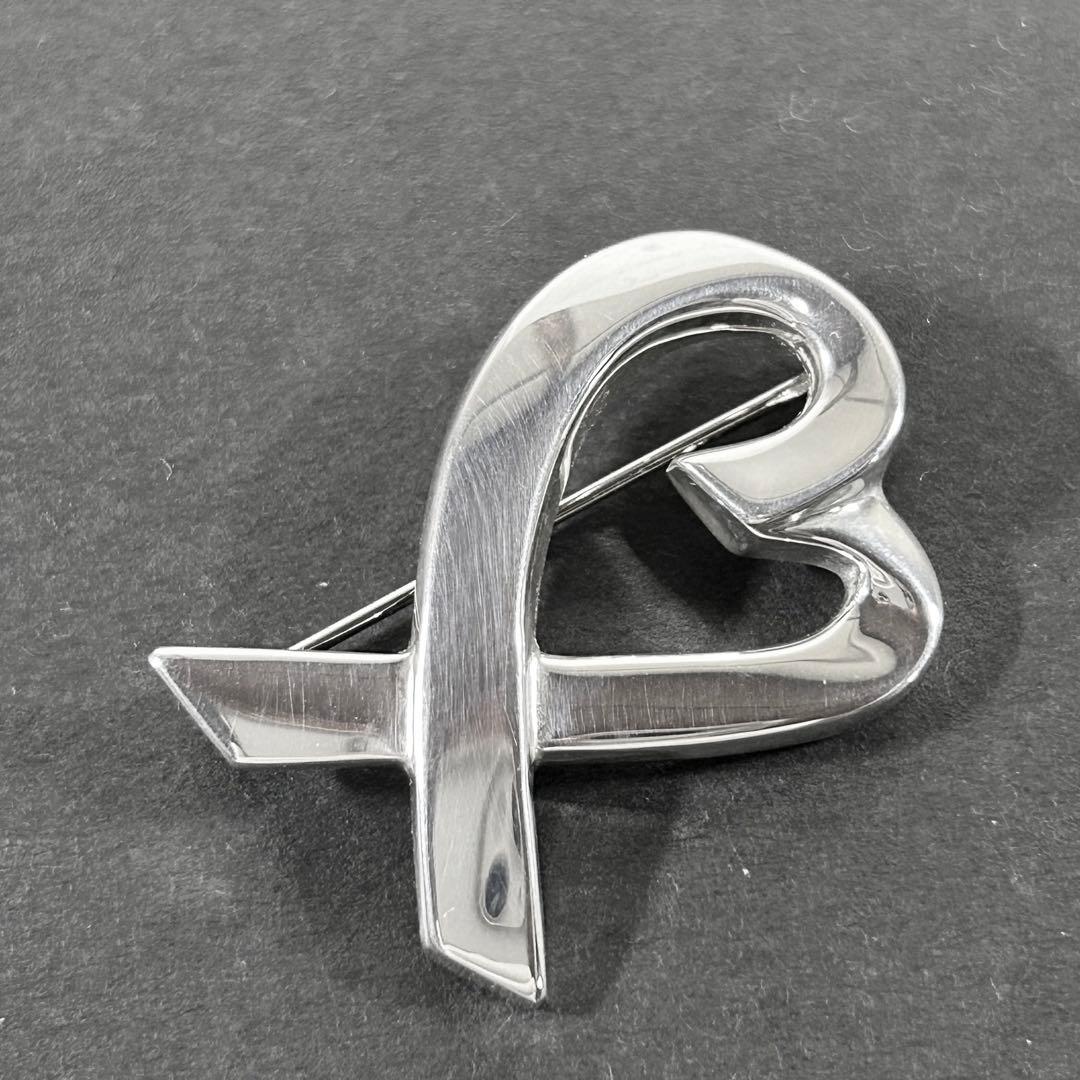 ティファニー ブローチ ラヴィングハート シルバー925 ハート ピンバッチ