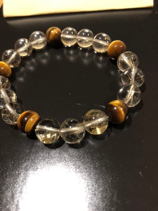 ルチル　タイガーアイ　ブレス　10ミリ