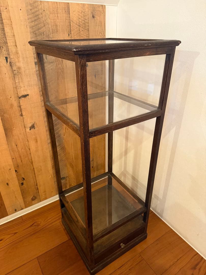 ※早い者勝ち最終価格※【展示品】アンティーク 木製ガラスケース