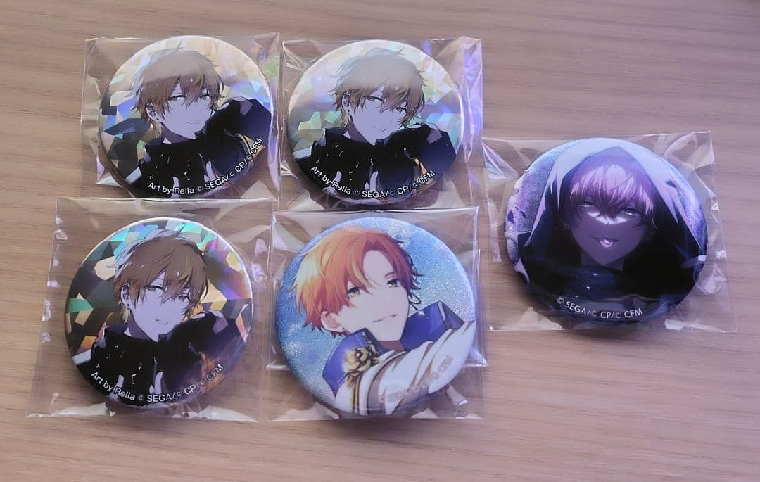 東雲彰人　缶バッジ5点セット