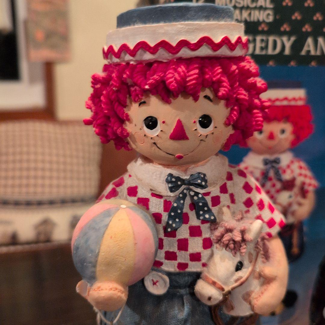 アン＆アンディ　陶器 オルゴールドール　ペア