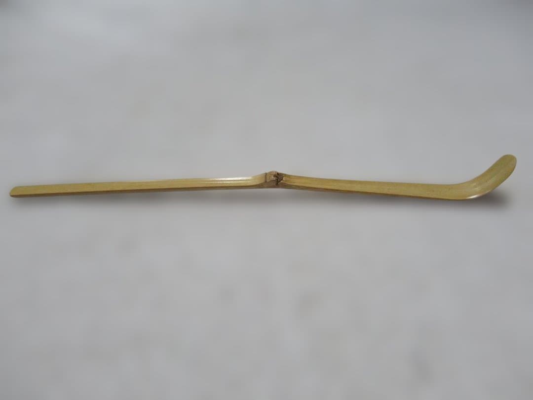 茶道具　竹茶杓　堀内宗完書付　銘佳日　表千家