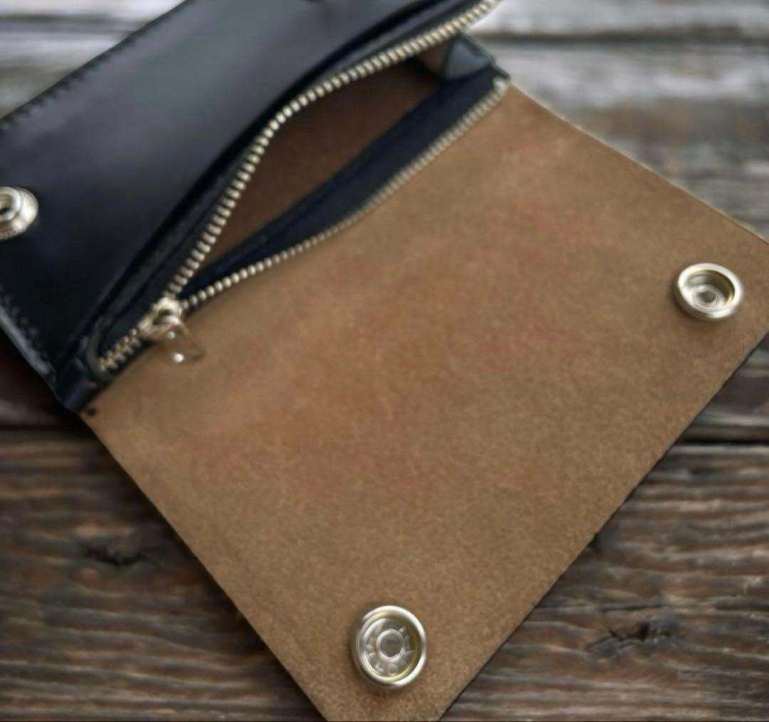 【12/10まで】トラッカーウォレット Ｍsize 革:クロムエクセル