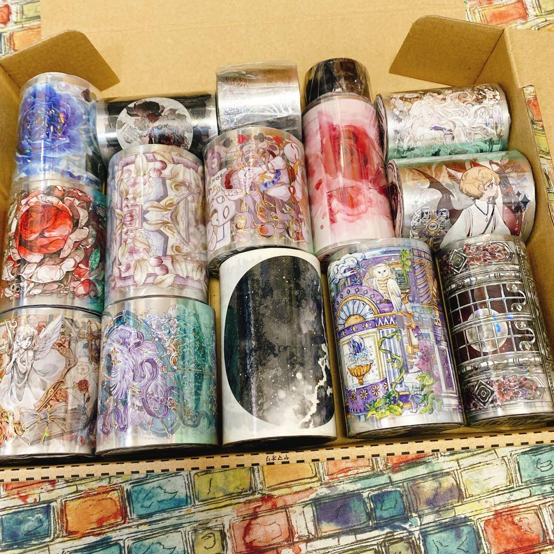 海外マスキングテープ巻売りまとめ売り ゴシックセット② 人物マスキングテープ