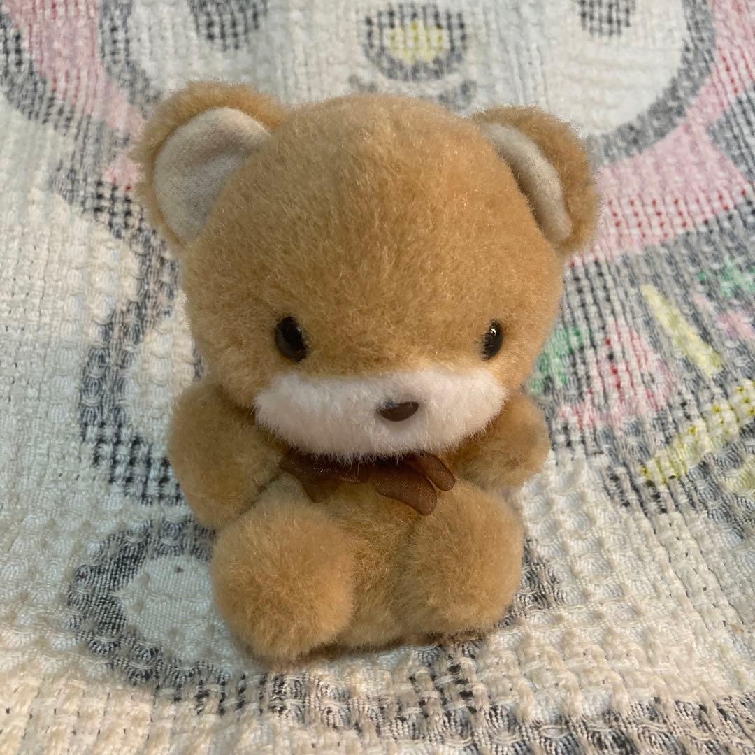 レトロ　サンアロー　ちいさな犬＆熊　ぬいぐるみ　中古品　日本製