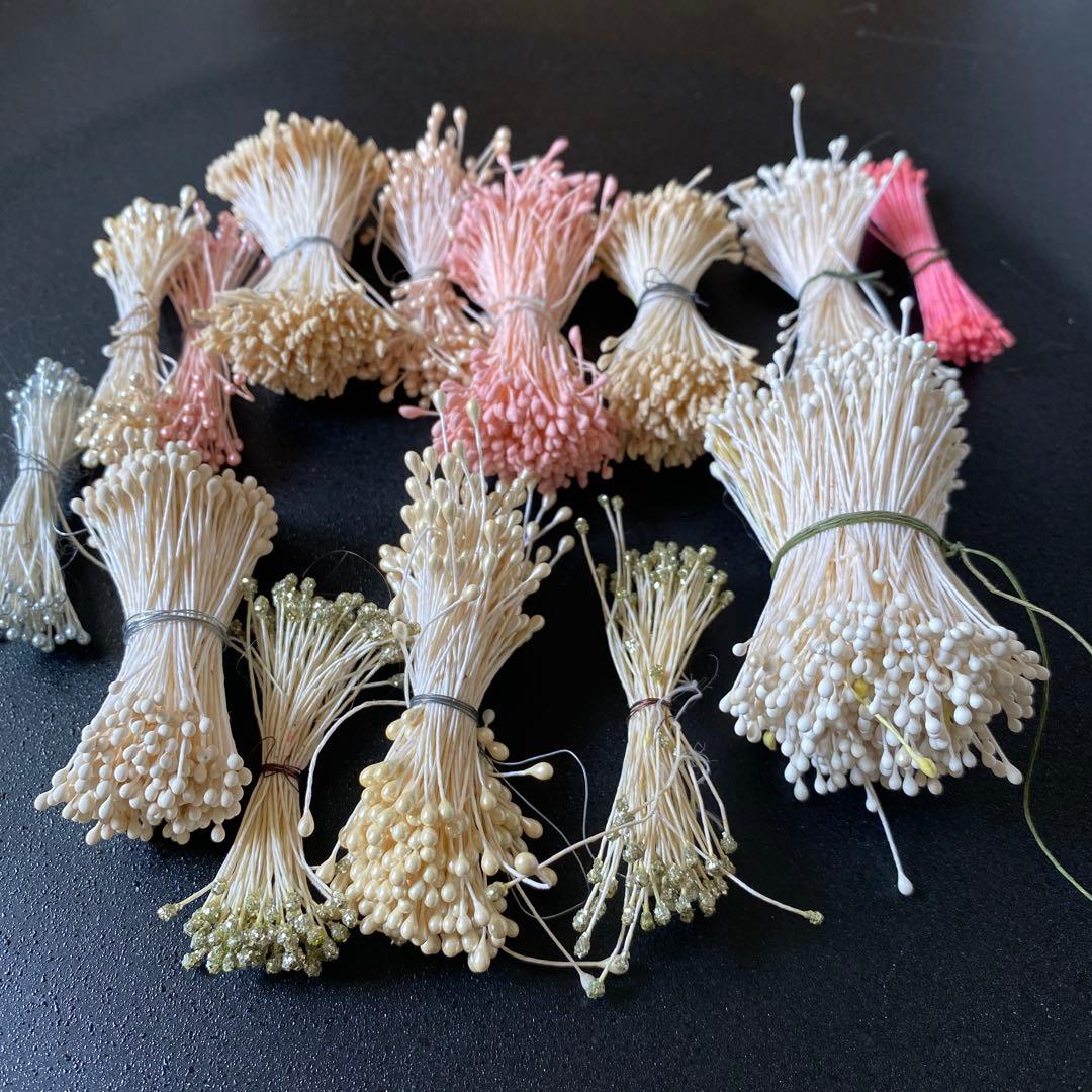 深雪アートフラワー　コテ3本　コテ先 21本　布花弁　ペップ　コテ枕