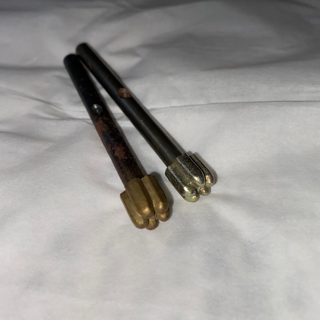 深雪アートフラワー　コテ3本　コテ先 21本　布花弁　ペップ　コテ枕