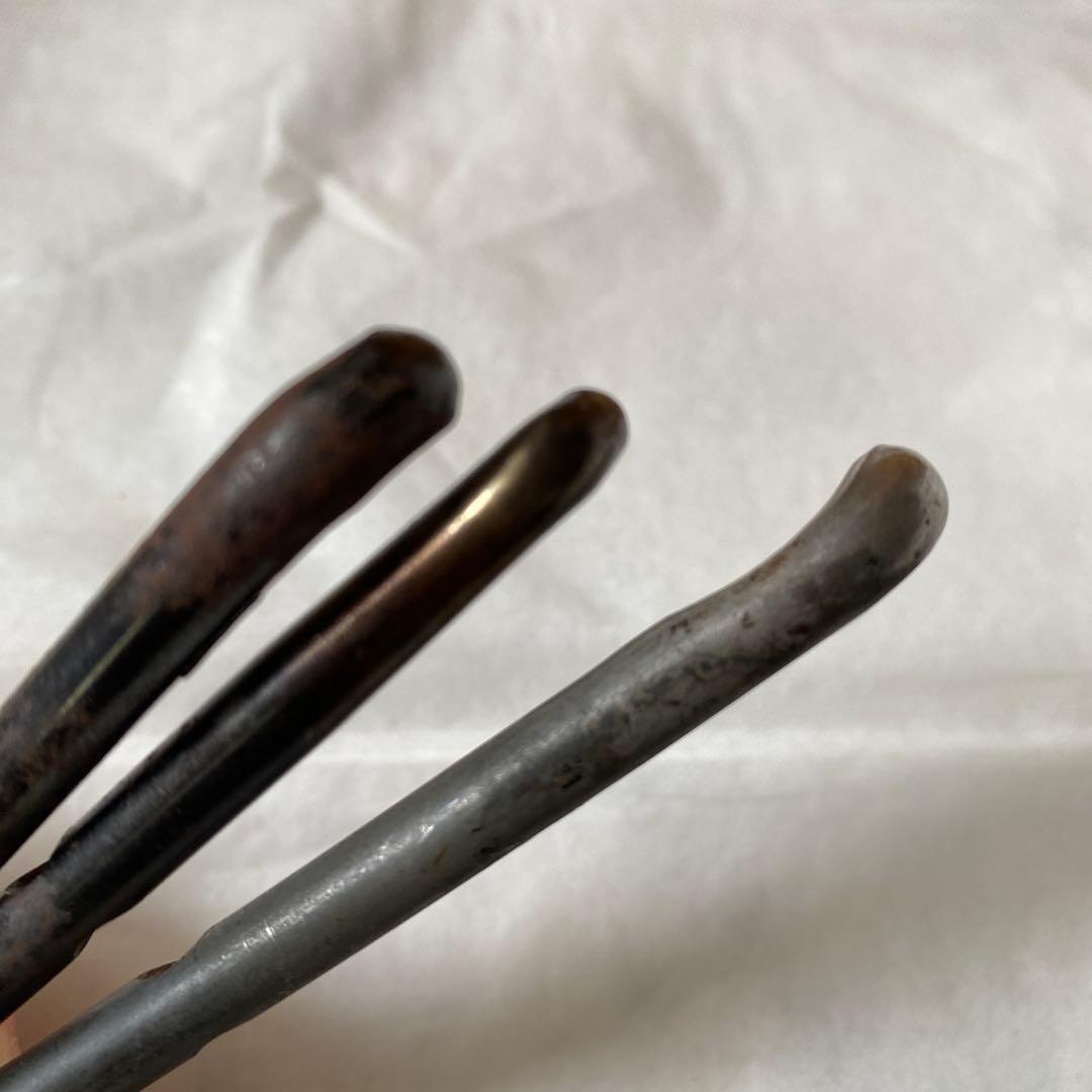 深雪アートフラワー　コテ3本　コテ先 21本　布花弁　ペップ　コテ枕