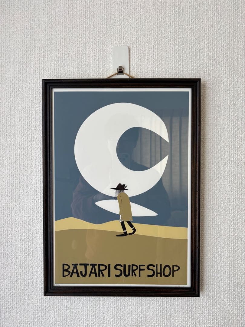 花井祐介　BAJARI SURF SHOP シルクスクリーン　hanai