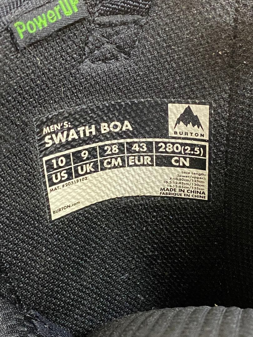 Burton SWATH BOA スノーボードブーツ