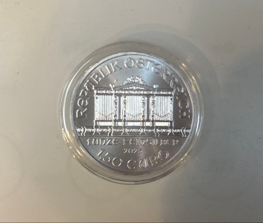 ウィーン・フィル2025年1.5ユーロ1オンス銀貨（新品）
