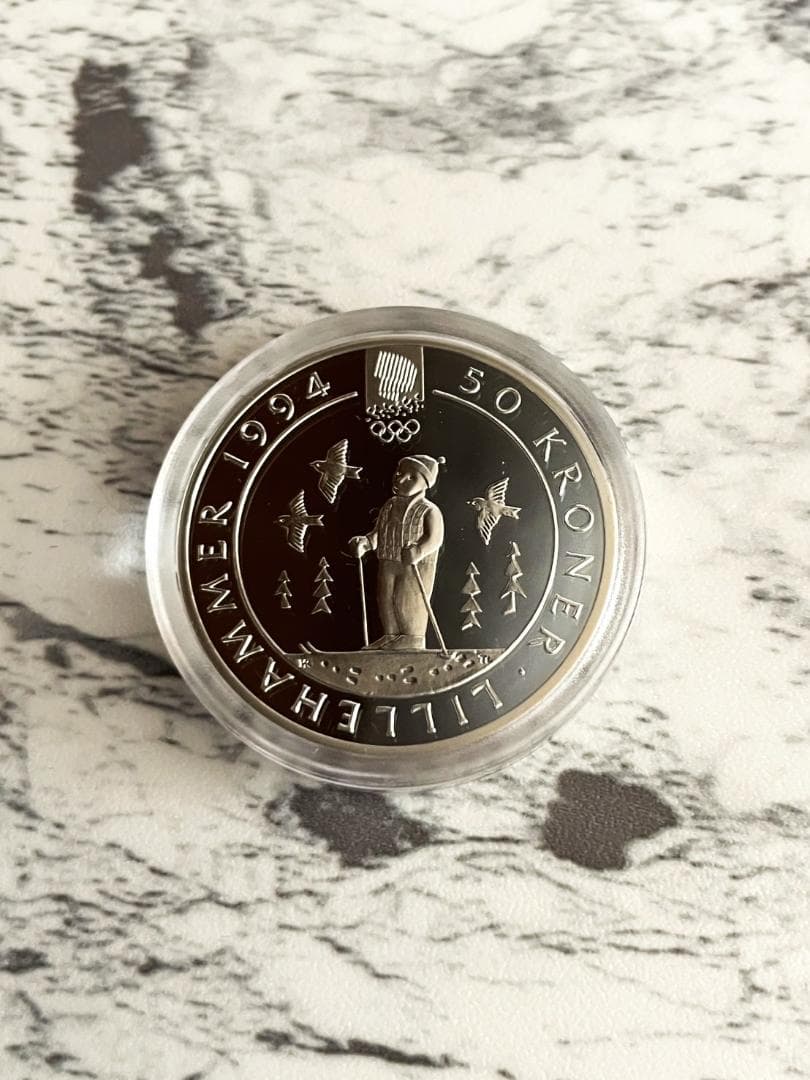 【未開封】1994年リレハンメル冬季オリンピック 記念銀貨4枚セット No.6