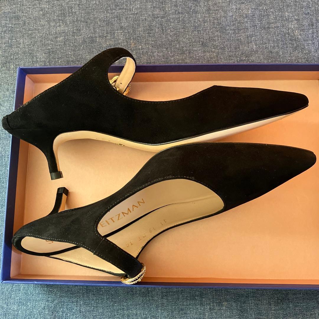 stuart weiztman スチュワートワイツマン ミュール パンプス 黒