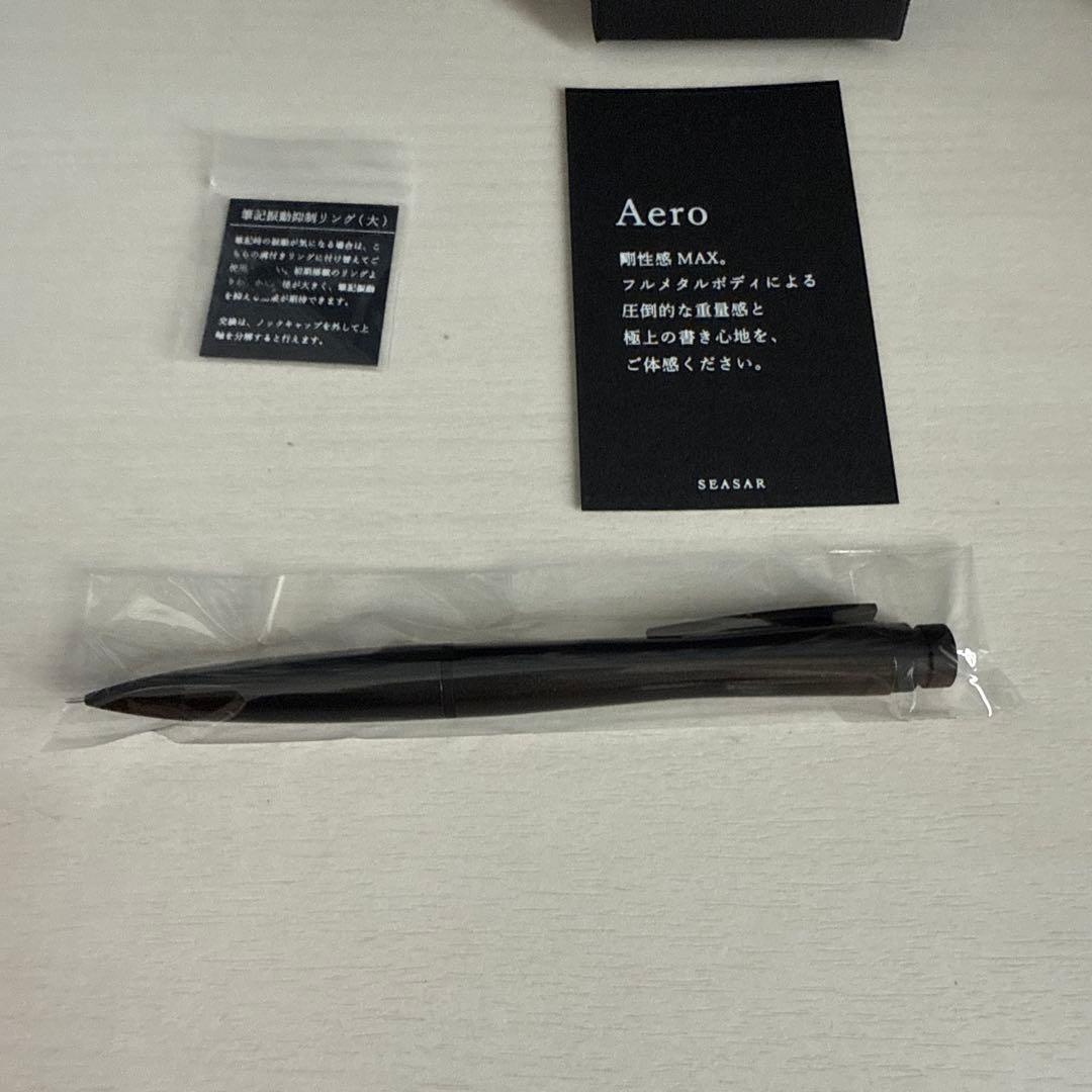 Aero 剛性感MAXシャープペン ブラック Seasar