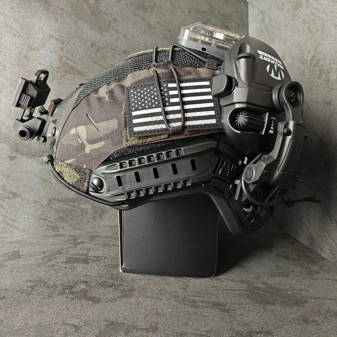 新品 実物NIJ IIIA防弾ヘルメット Fast SFタイプ BKMフルセット