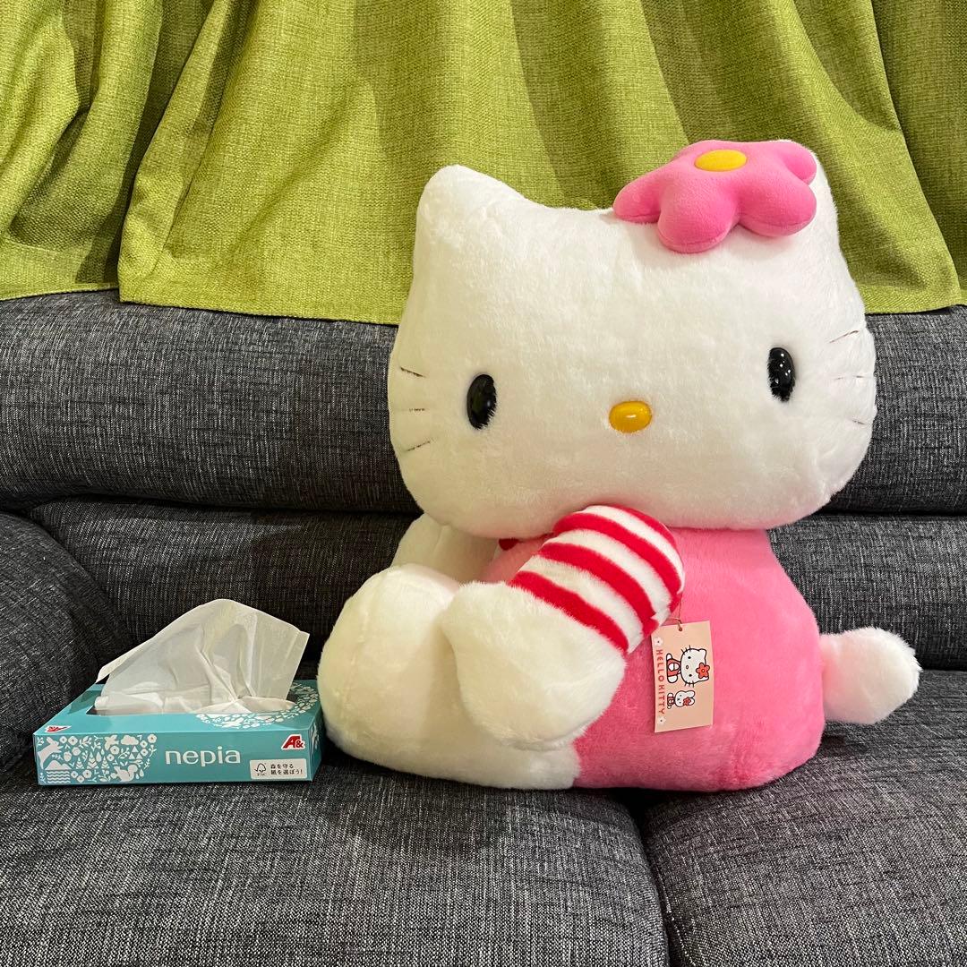 ハローキティ 特大ぬいぐるみ 1998年　お花キティ　レア