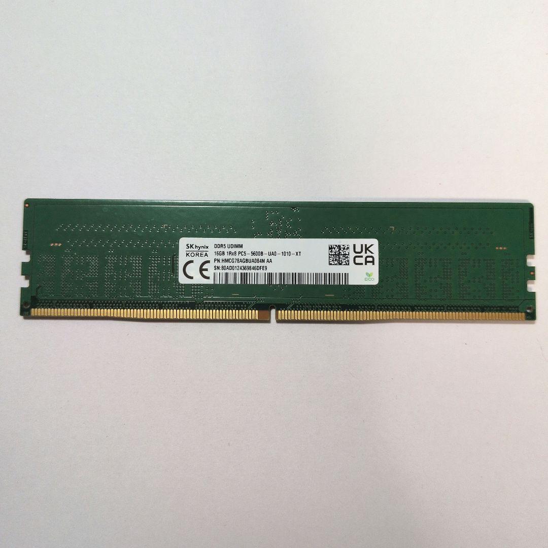 月*ご様 SK hynix DDR5 16GB 1枚 メモリー UDIMM