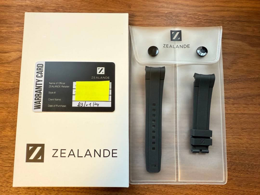 チューダーペラゴス39専用　ZEALANDEラバーベルト