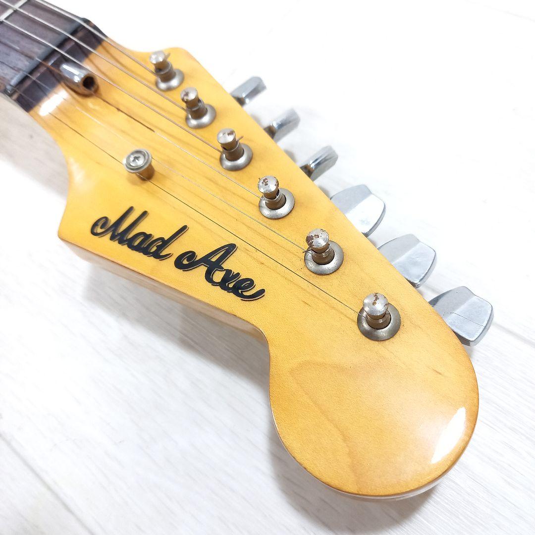 美品◎Mad Axe ストラトキャスター ブラック SSH