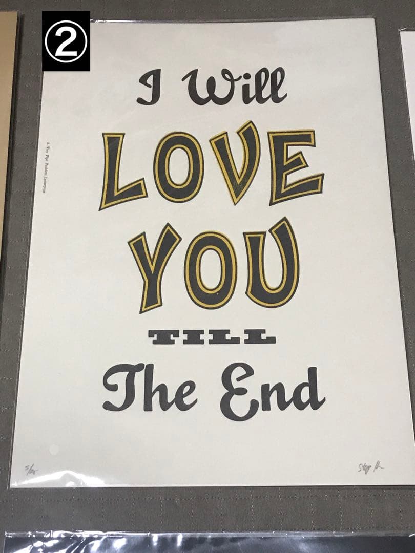 新品　2枚組　Stephen Kenny活版印刷 タイコグラフィー　イギリス製