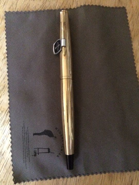 ■  パーカー万年筆：＃45  金色  万年筆
