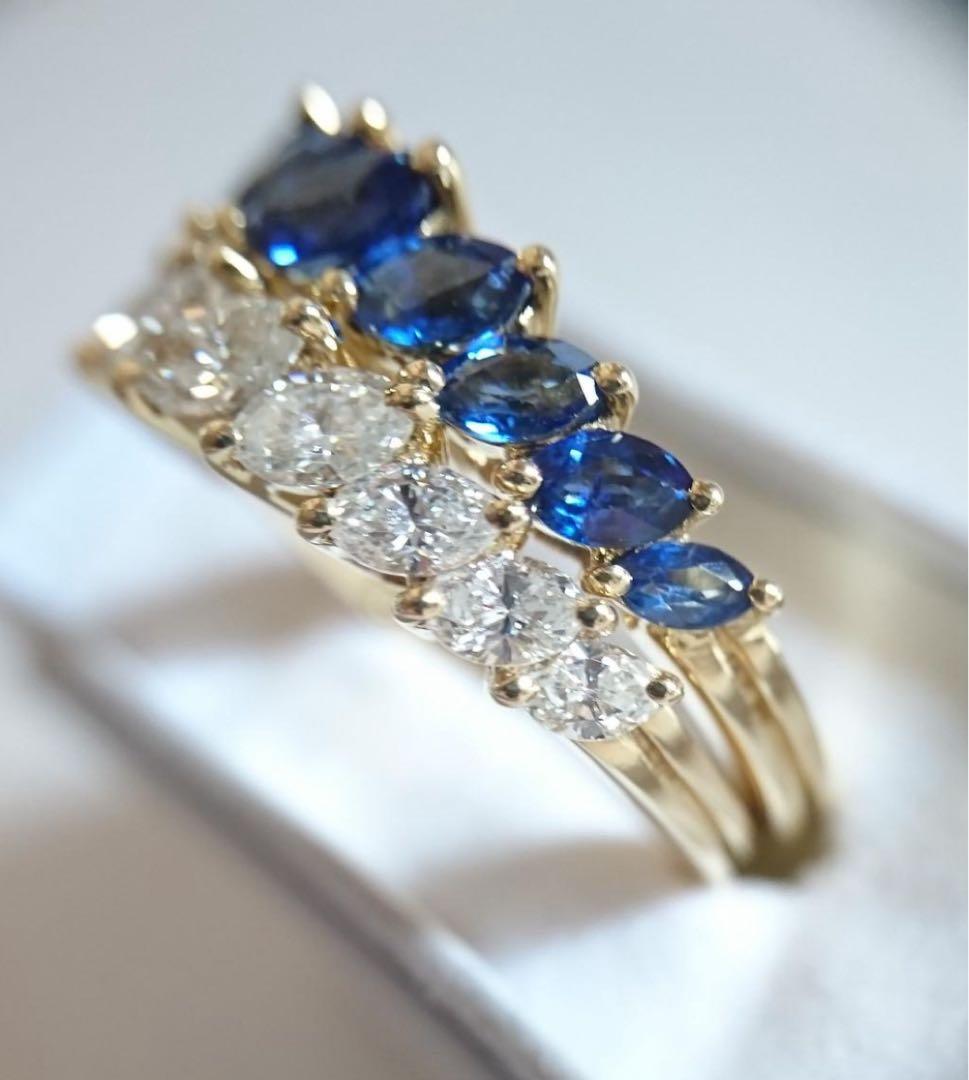 Akira jewelry あきらジュエリー　ダイヤモンド　サファイア　リング