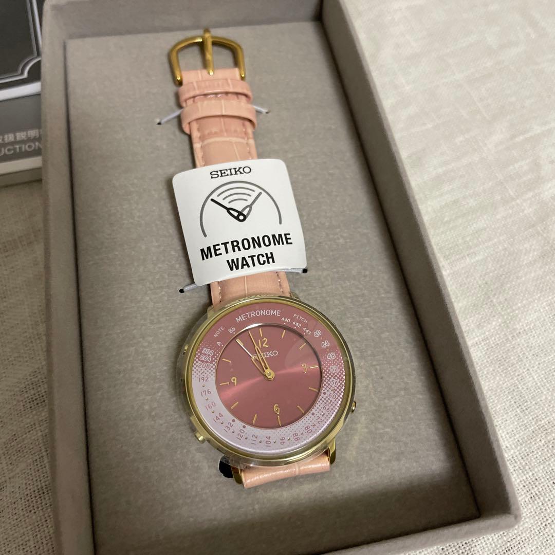 【新品未使用】限定 SEIKOセイコーメトロノームウォッチ ピンク
