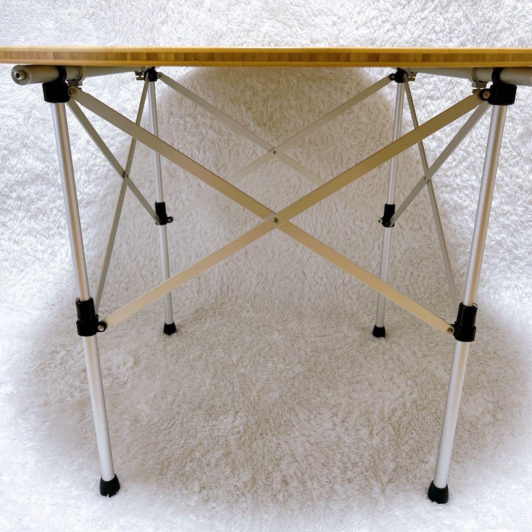 スノーピーク　ローテーブルラウンド　竹　LV-242 キャンプ　人気モデル