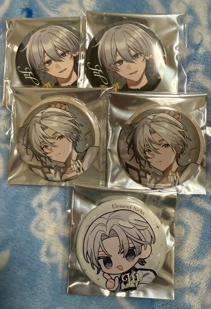 Element Sicks EL6 JIL缶バッジ　 サイン2個