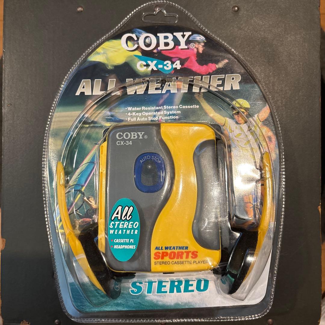 未開封 Coby Cx-34 All Weather コビー　ウォークマン