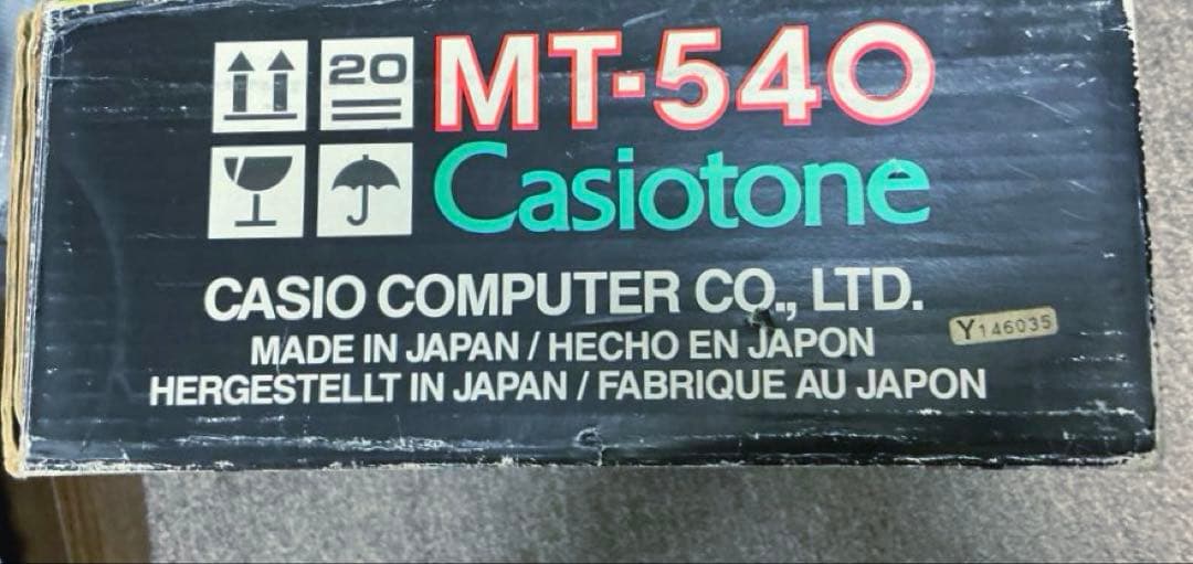 Casio MT-540☆珍品シンセ☆環境音BGM機能付き☆美品箱付き☆