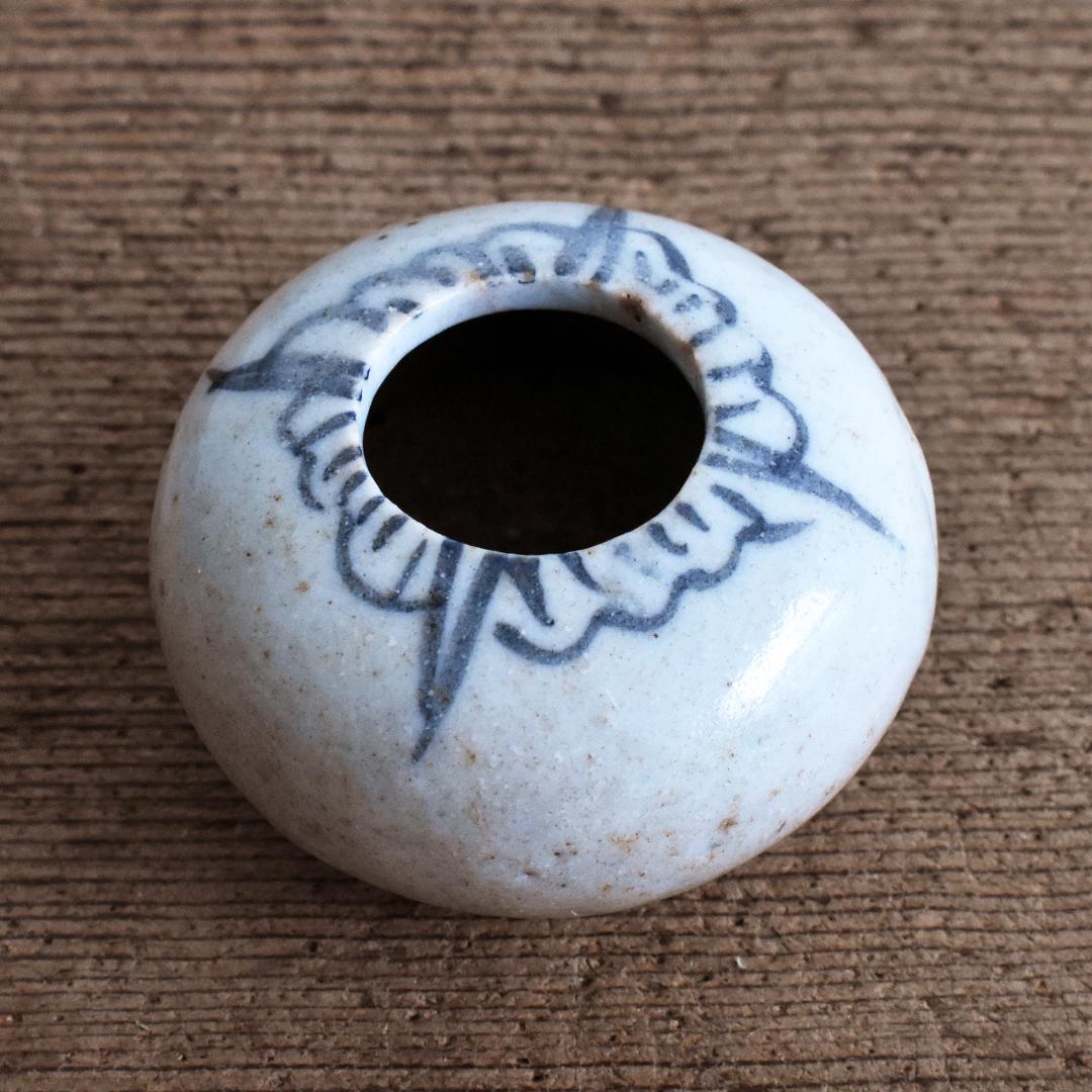 李朝 分院期 染付 小壺 / 韓国 朝鮮 古伊万里 瀬戸 備前 常滑 古美術