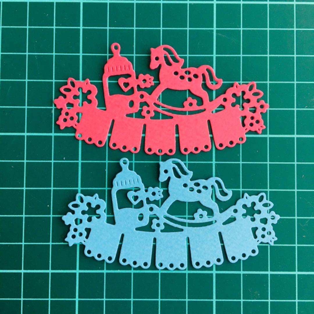 ◆オーダー用◆ダイカット baby 赤ちゃん ガーランド