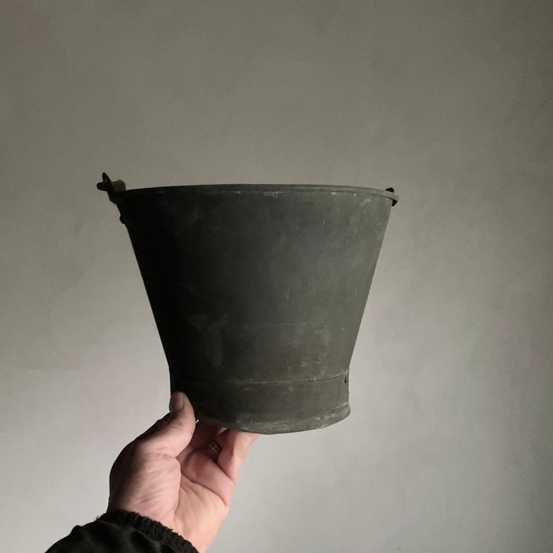 銅の バケツ 古道具 アンティーク 銅製バケツ ブロカント