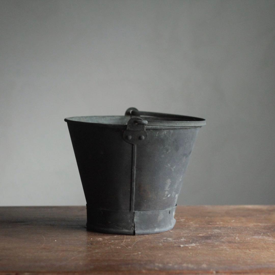 銅の バケツ 古道具 アンティーク 銅製バケツ ブロカント