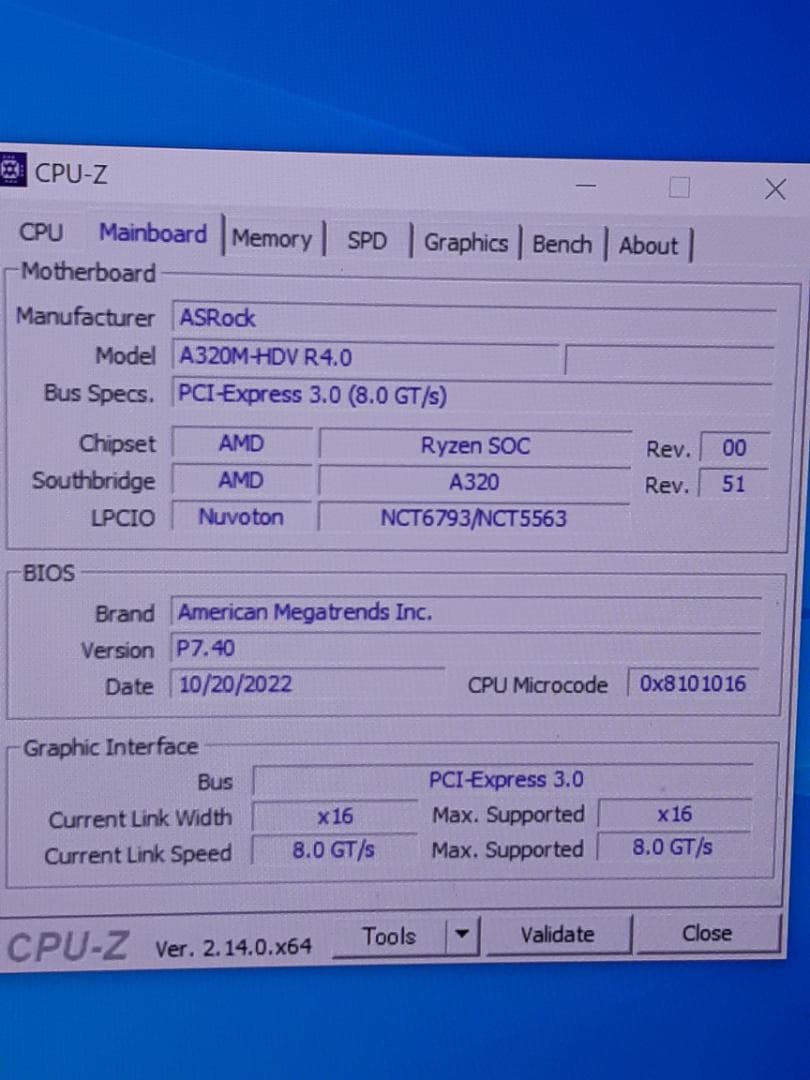 自作PC　RYZEN5 2400G・8GB・128GB・Win10Pro