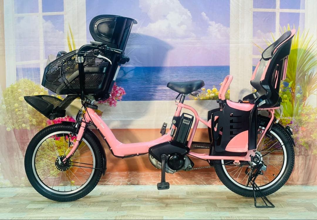 ヤマハパスキス⭐️人気モデル！子供乗せ電動アシスト自転車Y3192