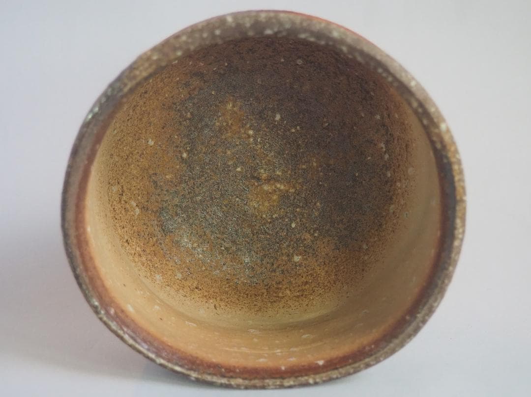 5代上田直方造『信楽茶碗』（共箱）