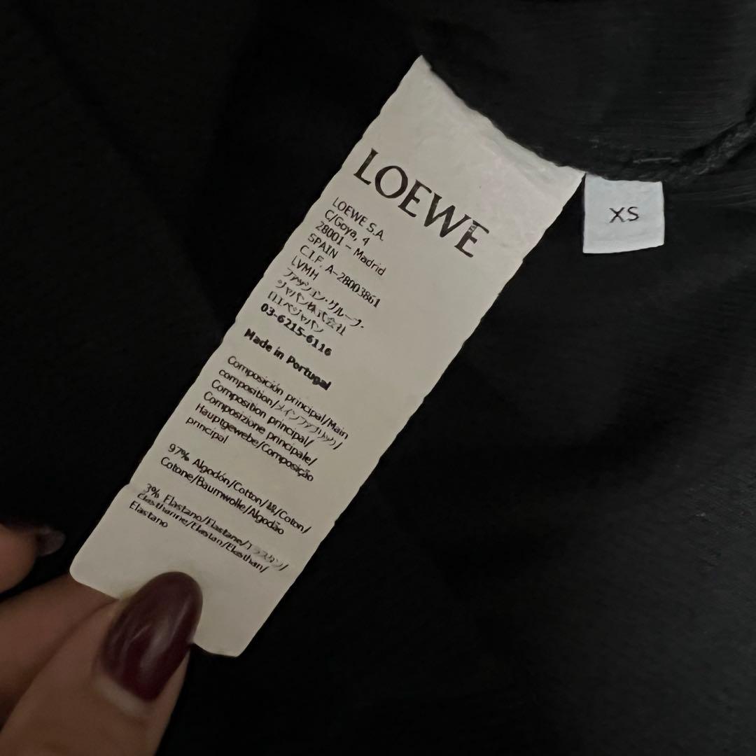 LOEWE ブラック タンクトップ XS