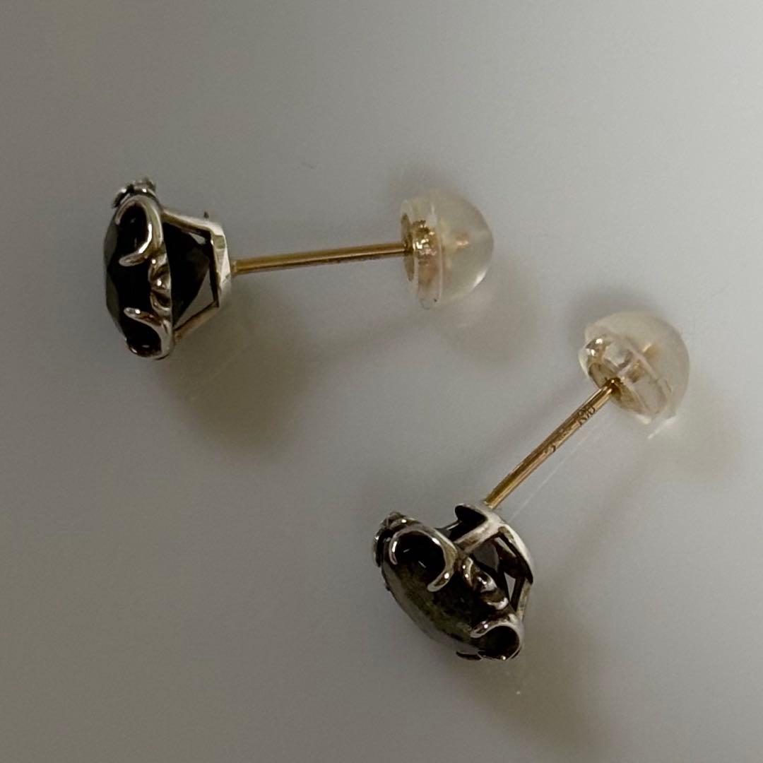 アガット シルバー ラブラドライト ピアス