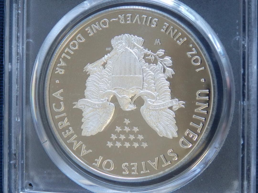 値下げ】米国2018年イーグル銀貨　ジョン・マーカンティサイン PR70DCAM