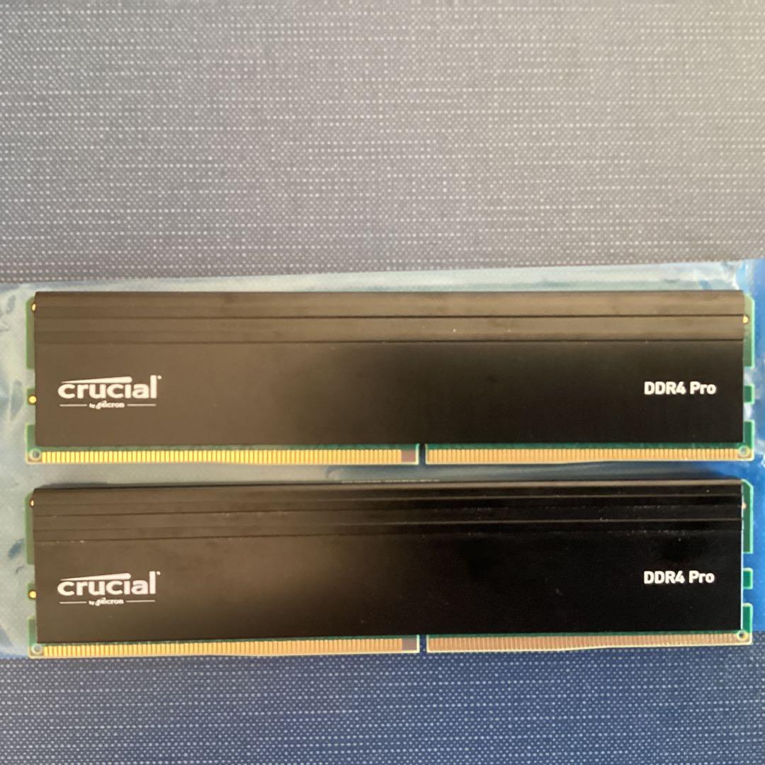 Crucial DDR4 PRO メモリー　64GB (32GBx2) 美品