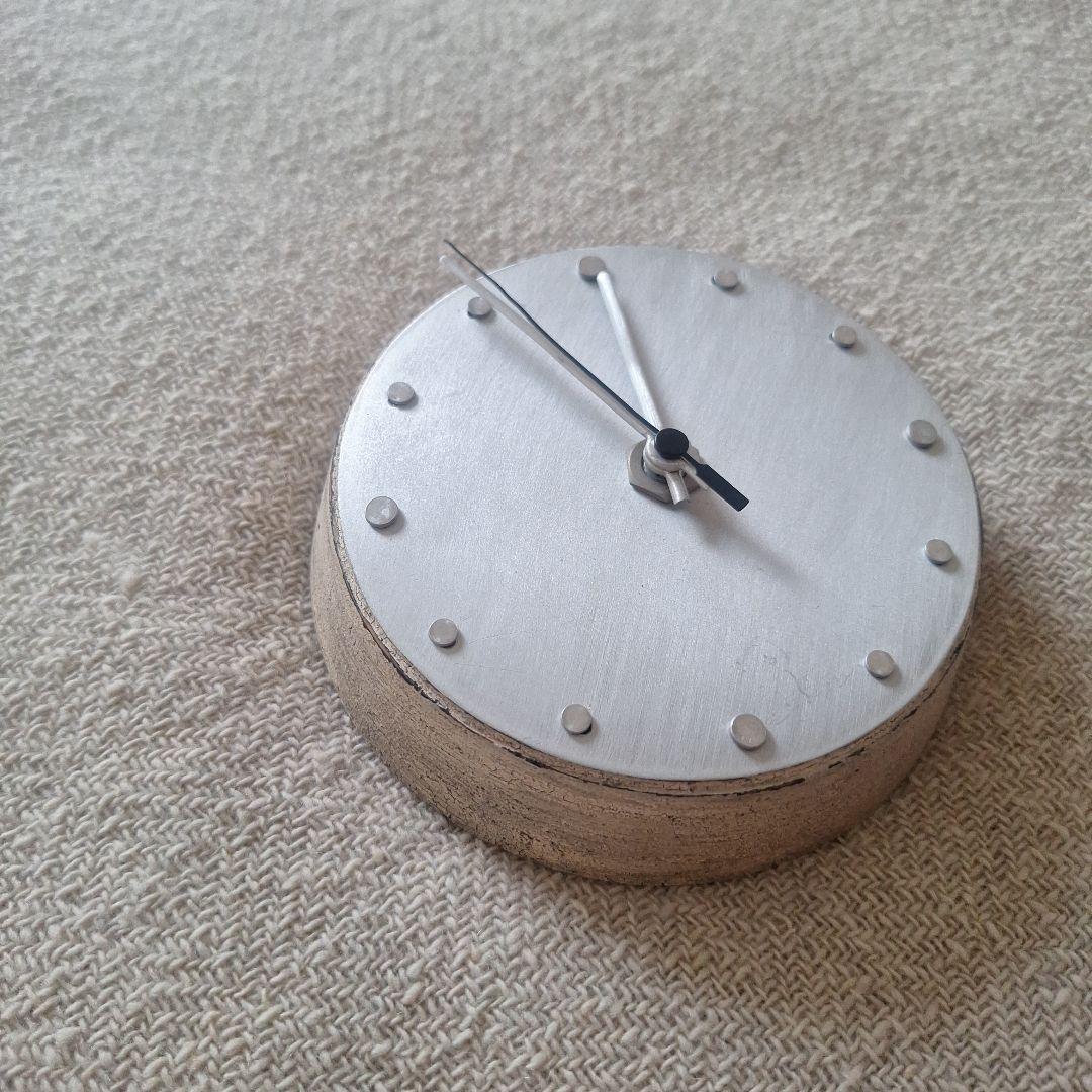難あり*chikuni * wall clock　アルミ希少　三谷龍二　井藤昌志