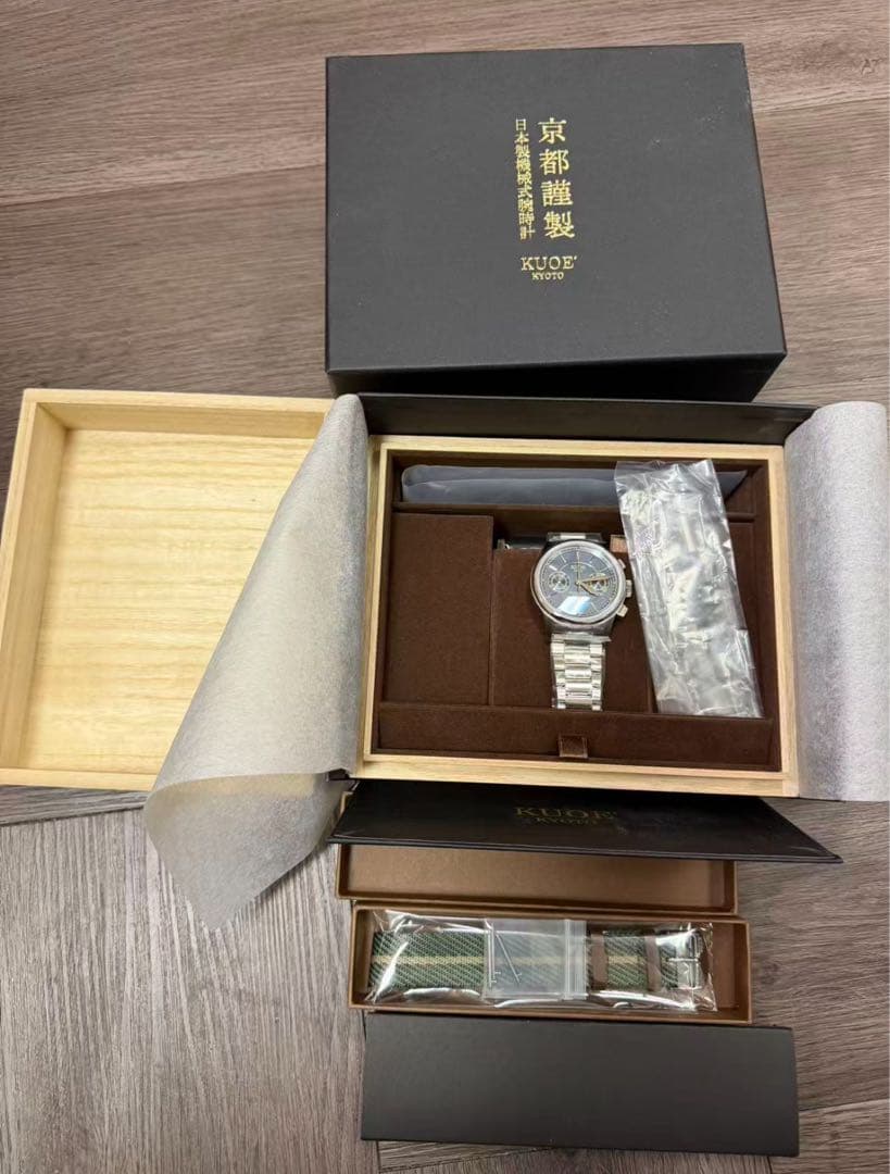  SMITH 90-012 自動巻き クロノグラフ サーモンピンク ブ