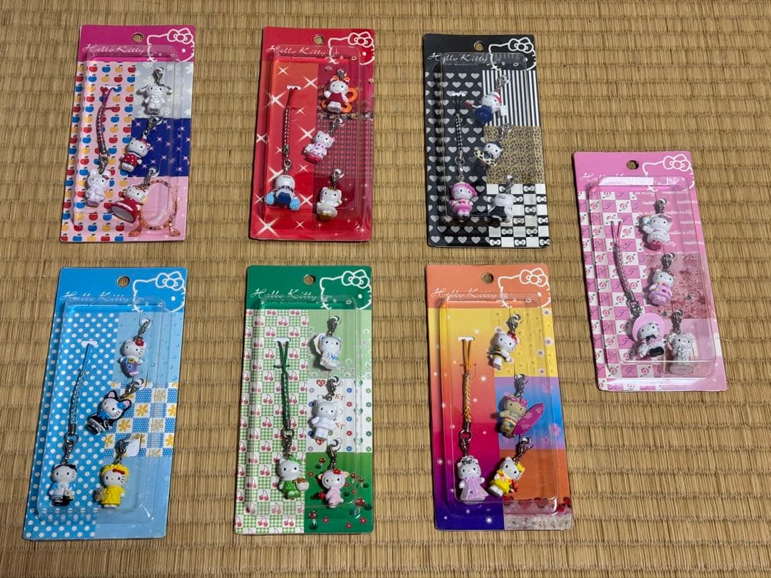 激レア　ハローキティ キティグッズコレクション　根付け　フルコンプ