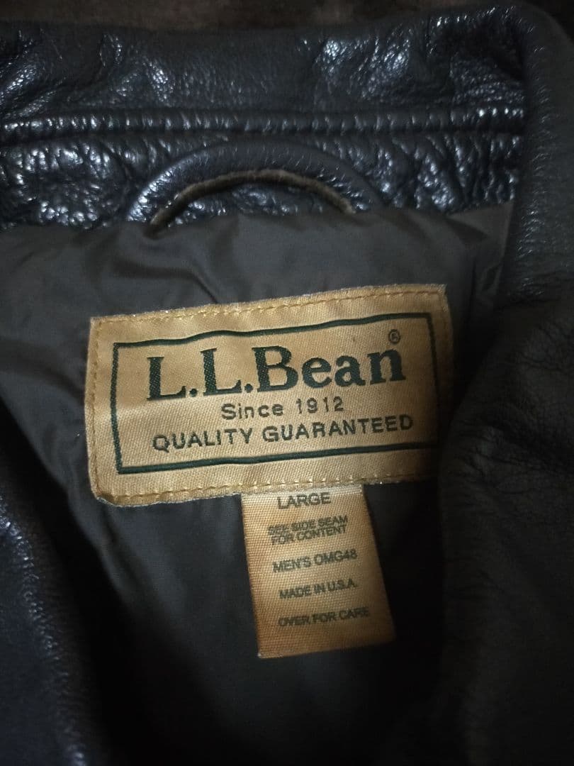 L.L. Bean a-2 レザージャケット 90s