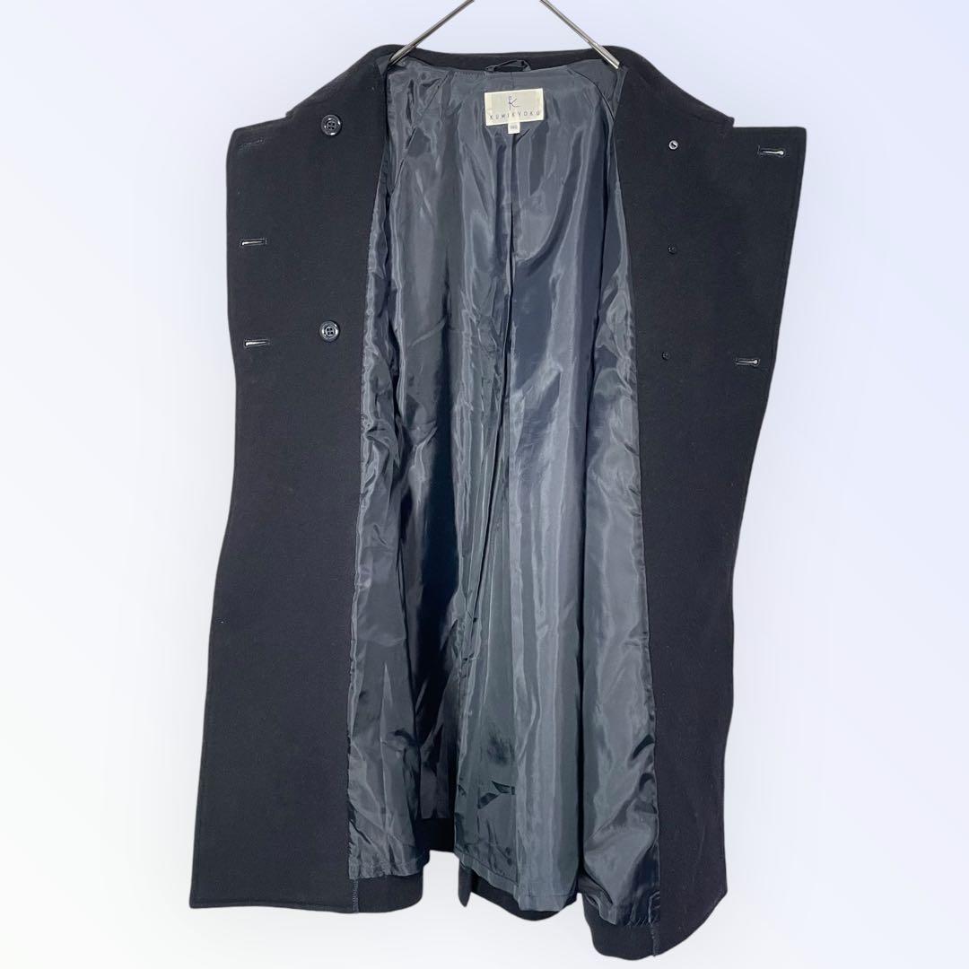 クミキョク/ダブルボタン ウールコート/通学/お受験/通塾