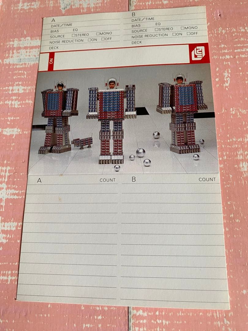 YMO 写真カセット インデックス14枚　ヴィンテージ